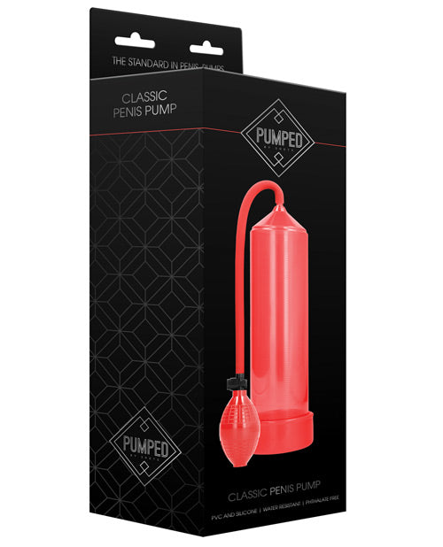 PUMPED/CLASSIC PENIS PUMP/RED