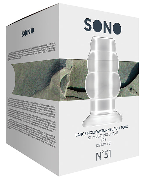 SONO LARGE HOLLOW TUNNEL BUTT PLUG No. 51