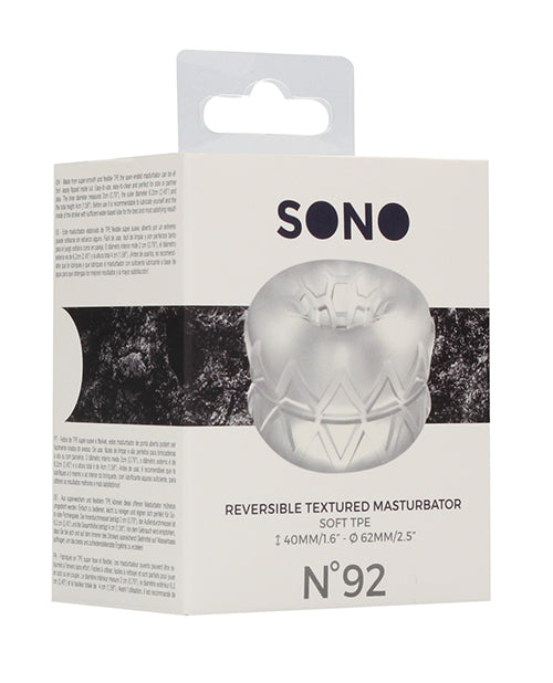 SONO/NO.92/REVERSIBLE TEXTURED MASTURBATOR