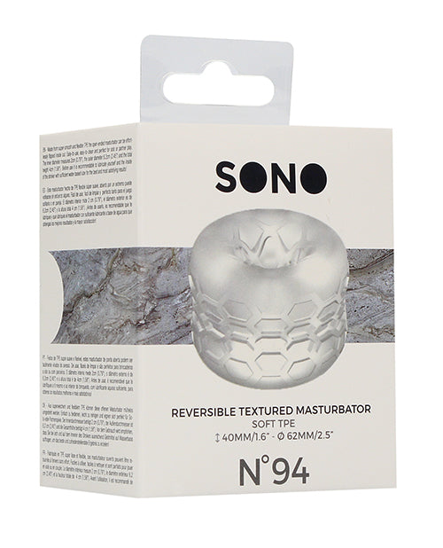 SONO/NO.94/REVERSIBLE TEXTURED MASTURBATOR