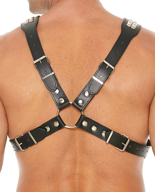 BO MEN'S PYRAMID STUD BODY HARNESS